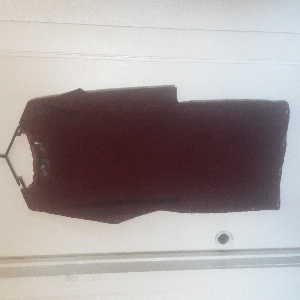 Beautiful Lily & Lola Maroon Lace Dress Sz L